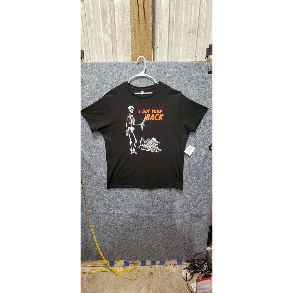 Celebrate Halloween Unisex Black T-shirt "I got your back" Size 2XL NWT